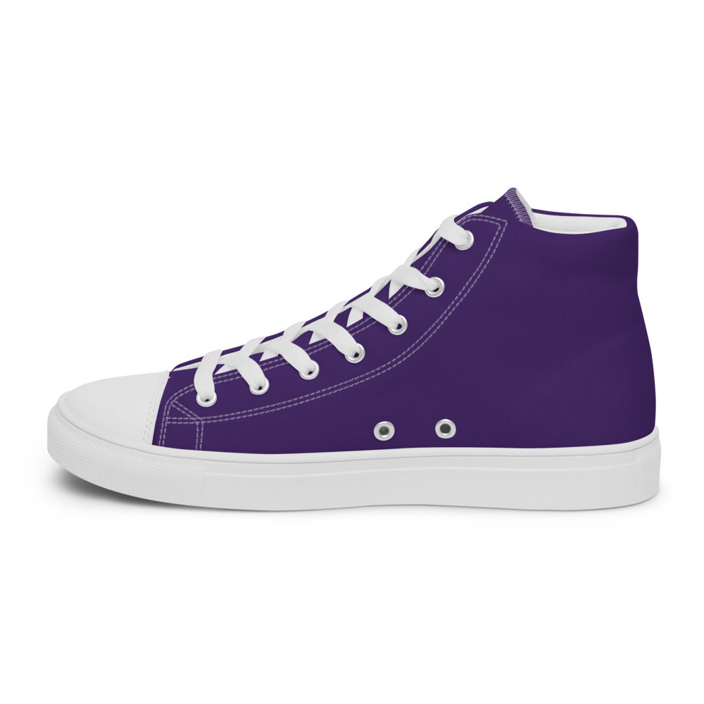 Queer is Beautiful high top canvas sneakers