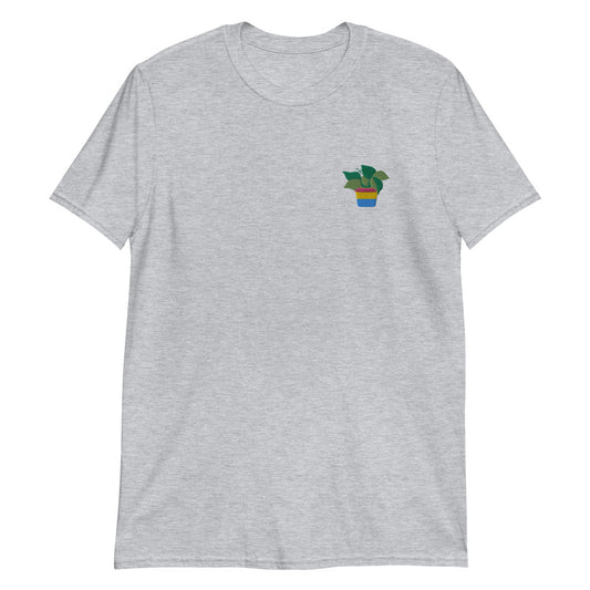 Pan Plant Tee (Gender neutral, embroidered)