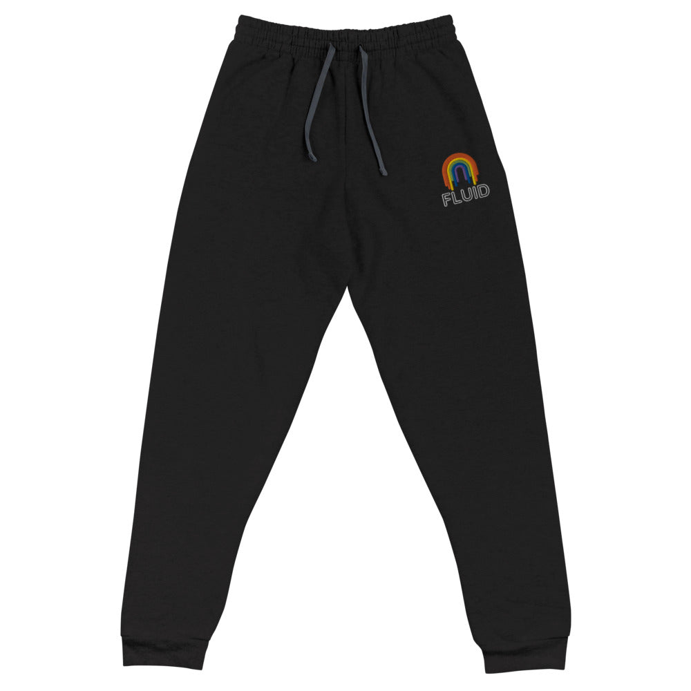 Fluid embroidered Joggers